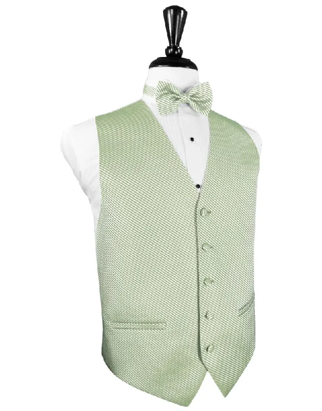 Mint Venetian Tuxedo Vest