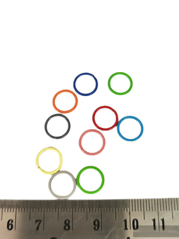 Multicolor Assorted 10 mm Colourful Jump Rings