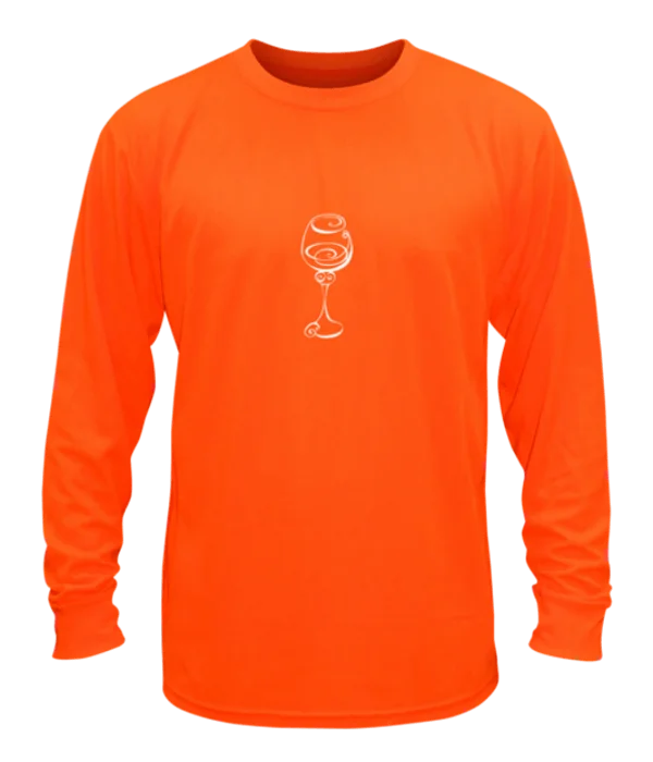 Unisex Reflective Long Sleeve Shirt - Better Be Wine