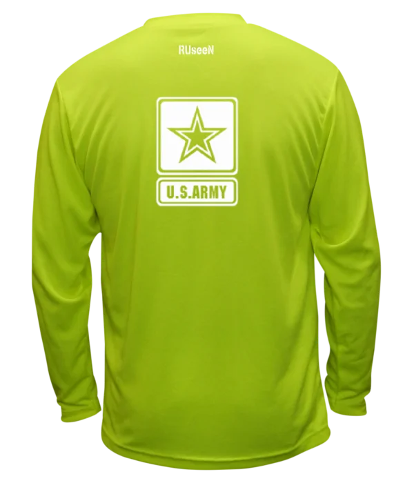 Unisex Reflective Long Sleeve Shirt - US Army