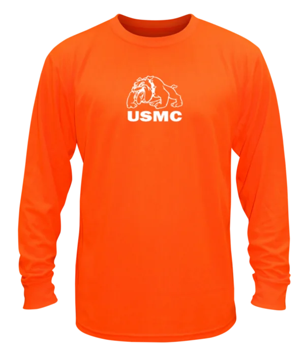 Unisex Reflective Long Sleeve Shirt - USMC