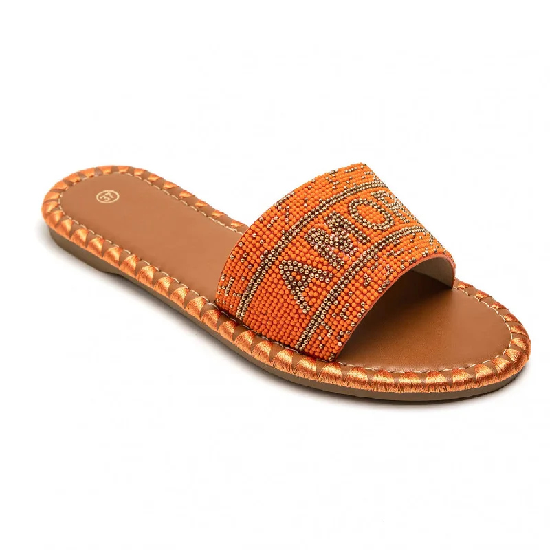 Orthopedic Women's Sandals with Arch Support in Gray for Foot HealthOrthopedic Women's Sandals with Arch Support in Gray for Foot HealthAMORE ORANGE BEAD SLIDERS Orthopedic Women's Sandals with Arch Support in Gray for Foot HealthOrthopedic Women's Sandals with Arch Support in Gray for Foot HealthAMORE ORANGE BEAD SLIDERS