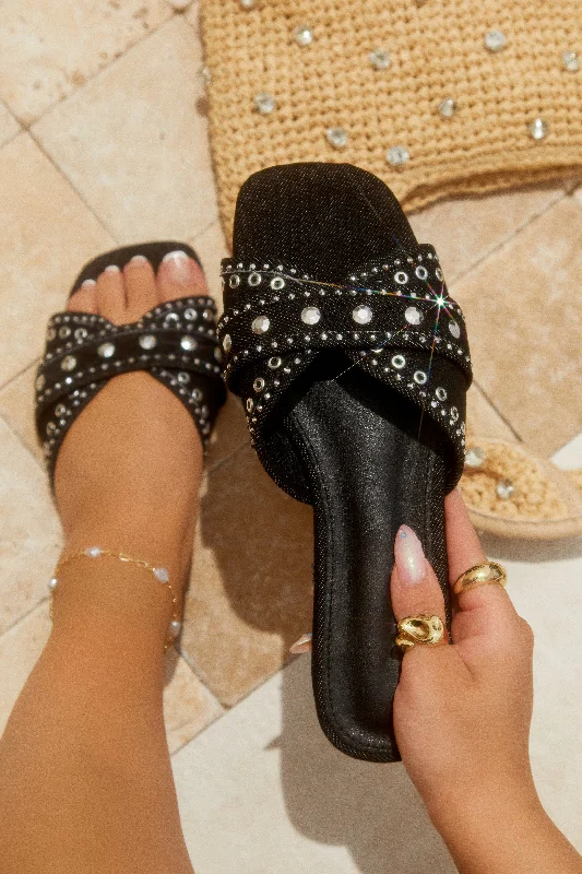 Women's Sandals with a Glitter - Coated Strap in Gold for a Sparkly Summer OutfitWomen's Sandals with a Glitter - Coated Strap in Gold for a Sparkly Summer OutfitAya Slip On Sandals - Black Women's Sandals with a Glitter - Coated Strap in Gold for a Sparkly Summer OutfitWomen's Sandals with a Glitter - Coated Strap in Gold for a Sparkly Summer OutfitAya Slip On Sandals - Black