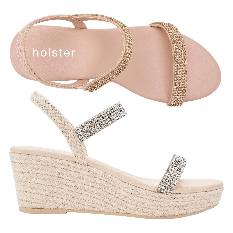 Elastic - Strap Women's Sandals with a Padded Toe in Teal for Easy On - and - OffElastic - Strap Women's Sandals with a Padded Toe in Teal for Easy On - and - OffBeauty Espadrille Bundle - Tan / Beige Elastic - Strap Women's Sandals with a Padded Toe in Teal for Easy On - and - OffElastic - Strap Women's Sandals with a Padded Toe in Teal for Easy On - and - OffBeauty Espadrille Bundle - Tan / Beige