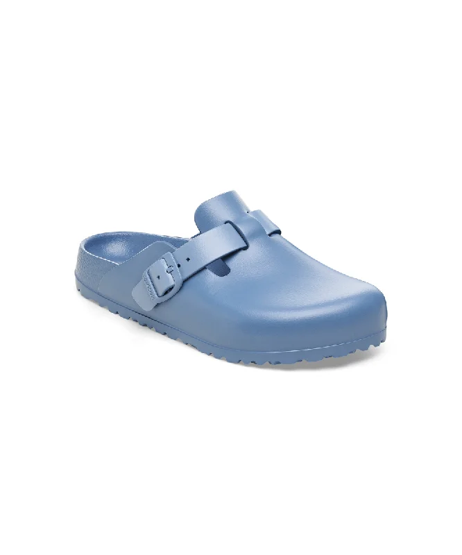 Shock - Absorbing Women's Sandals with a Soft Insole in Black for Active LifestylesShock - Absorbing Women's Sandals with a Soft Insole in Black for Active LifestylesBIRKENSTOCK BOSTON ESSENTIALS NARROW FIT IN ELEMENTAL BLUE Shock - Absorbing Women's Sandals with a Soft Insole in Black for Active LifestylesShock - Absorbing Women's Sandals with a Soft Insole in Black for Active LifestylesBIRKENSTOCK BOSTON ESSENTIALS NARROW FIT IN ELEMENTAL BLUE