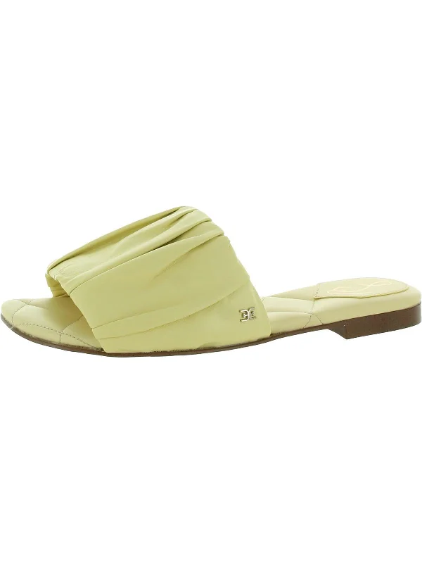yellow leather