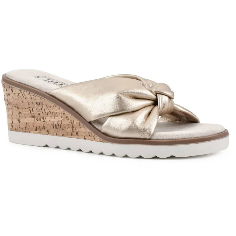 Women's Rhinestone - Embellished Open - Toe Sandals in Silver for a Glamorous Party LookCliffs by White Mountain Womens Adrielle Faux Leather Open Toe Slide Sandals Women's Rhinestone - Embellished Open - Toe Sandals in Silver for a Glamorous Party LookCliffs by White Mountain Womens Adrielle Faux Leather Open Toe Slide Sandals