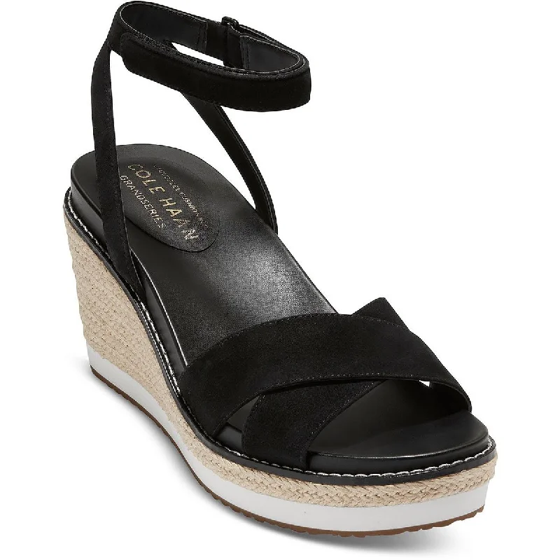 Shock - Absorbing Women's Sandals with a Soft Insole in Black for Active LifestylesShock - Absorbing Women's Sandals with a Soft Insole in Black for Active LifestylesCole Haan Womens Cloud Crisscross Suede Adjustable Wedge Sandals Shock - Absorbing Women's Sandals with a Soft Insole in Black for Active LifestylesShock - Absorbing Women's Sandals with a Soft Insole in Black for Active LifestylesCole Haan Womens Cloud Crisscross Suede Adjustable Wedge Sandals