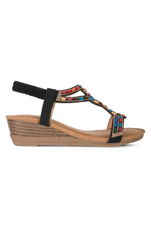 Women's Cork - Soled Espadrille Sandals with a Rope - Trimmed Upper in Navy for a Summer VibeWomen's Cork - Soled Espadrille Sandals with a Rope - Trimmed Upper in Navy for a Summer VibeColourful beaded Sandal | BLACK | EPSOM AB Women's Cork - Soled Espadrille Sandals with a Rope - Trimmed Upper in Navy for a Summer VibeWomen's Cork - Soled Espadrille Sandals with a Rope - Trimmed Upper in Navy for a Summer VibeColourful beaded Sandal | BLACK | EPSOM AB
