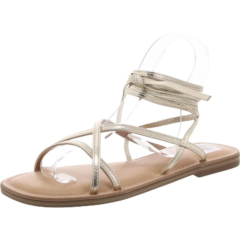 Anti - Slip Women's Sandals with a Grooved Sole in Green for Outdoor AdventuresAnti - Slip Women's Sandals with a Grooved Sole in Green for Outdoor AdventuresDolce Vita Womens  Flat Ankle Strap