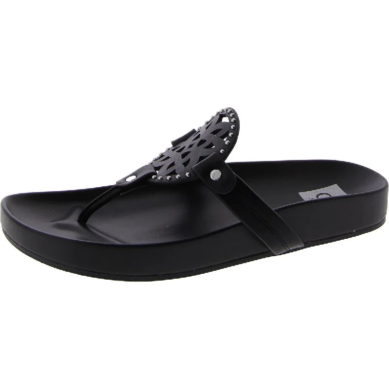 Women's Flat Slide Sandals with a Memory Foam Insole in White for All - Day ComfortDV By Dolce Vita Womens Slip On Flip Flops Thong Sandals Women's Flat Slide Sandals with a Memory Foam Insole in White for All - Day ComfortDV By Dolce Vita Womens Slip On Flip Flops Thong Sandals