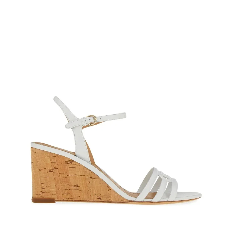 Women's Rhinestone - Embellished Open - Toe Sandals in Silver for a Glamorous Party LookWomen's Rhinestone - Embellished Open - Toe Sandals in Silver for a Glamorous Party LookFerragamo Fieri 70 C Women's Sandals Brown, White