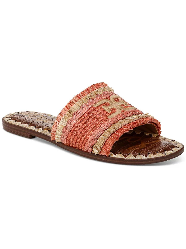 orange raffia
