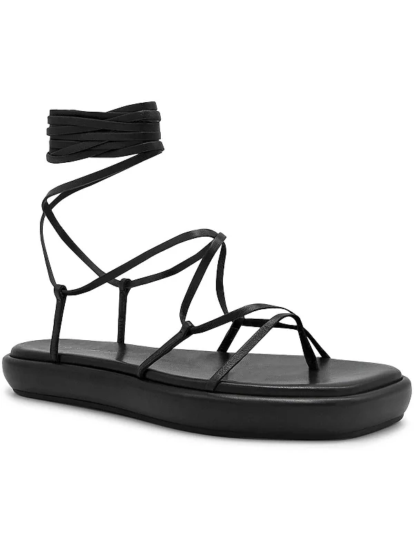 Women's Leather - Strapped Sandals with a Braided Detail in Brown for a Rustic AppealGeraldine Womens Leather Strappy Lace-Up Women's Leather - Strapped Sandals with a Braided Detail in Brown for a Rustic AppealGeraldine Womens Leather Strappy Lace-Up