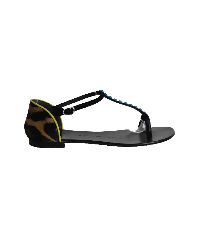Shock - Absorbing Women's Sandals with a Soft Insole in Black for Active LifestylesShock - Absorbing Women's Sandals with a Soft Insole in Black for Active LifestylesGiuseppe Zanotti Crystal-Embellished T-strap Flat Sandals in Multicolor Leather Shock - Absorbing Women's Sandals with a Soft Insole in Black for Active LifestylesShock - Absorbing Women's Sandals with a Soft Insole in Black for Active LifestylesGiuseppe Zanotti Crystal-Embellished T-strap Flat Sandals in Multicolor Leather