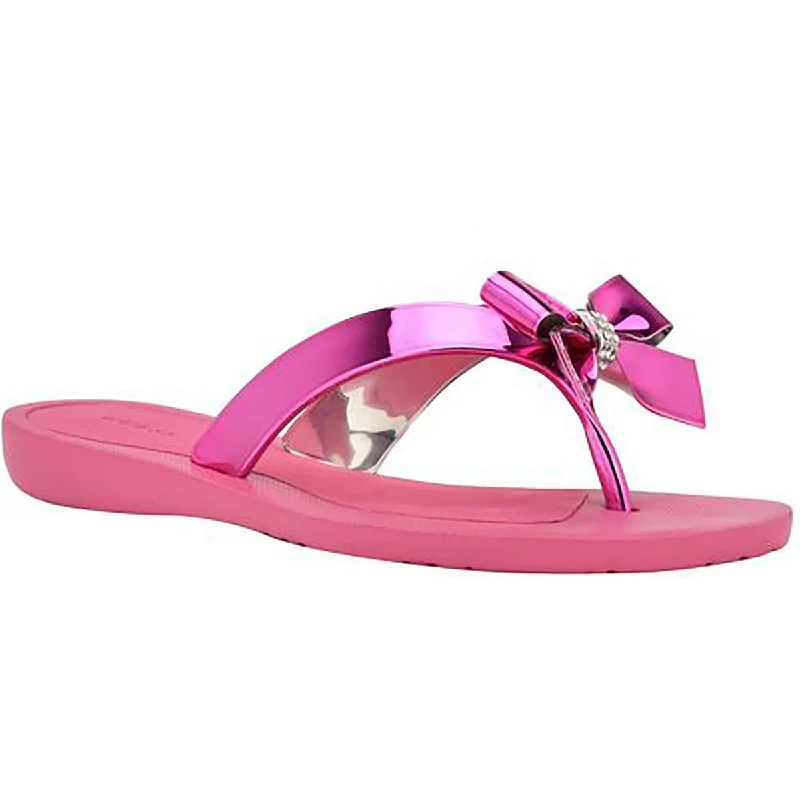 Women's Sandals with a Floral - Printed Upper in Pink for a Feminine Spring LookWomen's Sandals with a Floral - Printed Upper in Pink for a Feminine Spring LookGuess Womens Metallic Flat Flip-Flops Women's Sandals with a Floral - Printed Upper in Pink for a Feminine Spring LookWomen's Sandals with a Floral - Printed Upper in Pink for a Feminine Spring LookGuess Womens Metallic Flat Flip-Flops