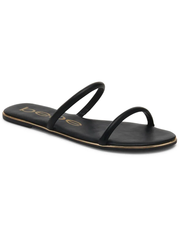 Women's Sandals with a Glitter - Coated Strap in Gold for a Sparkly Summer OutfitIssy Womens Slip On Double Strap Slide Sandals Women's Sandals with a Glitter - Coated Strap in Gold for a Sparkly Summer OutfitIssy Womens Slip On Double Strap Slide Sandals