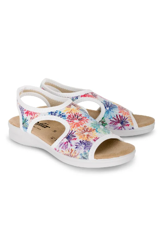 Shock - Absorbing Women's Sandals with a Soft Insole in Black for Active LifestylesShock - Absorbing Women's Sandals with a Soft Insole in Black for Active LifestylesItalian made Neopene Sandal | WHITE FLORAL | TUSCANY AB Shock - Absorbing Women's Sandals with a Soft Insole in Black for Active LifestylesShock - Absorbing Women's Sandals with a Soft Insole in Black for Active LifestylesItalian made Neopene Sandal | WHITE FLORAL | TUSCANY AB
