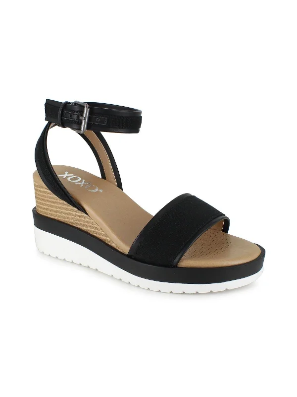 Adjustable Strap Women's Sandals with a Padded Heel in Pink for a Custom FitJaclyn Womens Cushioned Footbed Strappy Wedge Sandals Adjustable Strap Women's Sandals with a Padded Heel in Pink for a Custom FitJaclyn Womens Cushioned Footbed Strappy Wedge Sandals