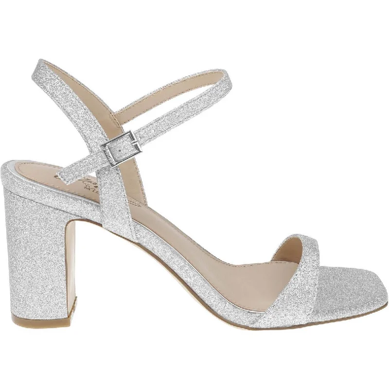 Women's Rhinestone - Embellished Open - Toe Sandals in Silver for a Glamorous Party LookWomen's Rhinestone - Embellished Open - Toe Sandals in Silver for a Glamorous Party LookJewel Badgley Mischka Womens RAYLA II Faux Leather Ankle Strap Women's Rhinestone - Embellished Open - Toe Sandals in Silver for a Glamorous Party LookWomen's Rhinestone - Embellished Open - Toe Sandals in Silver for a Glamorous Party LookJewel Badgley Mischka Womens RAYLA II Faux Leather Ankle Strap