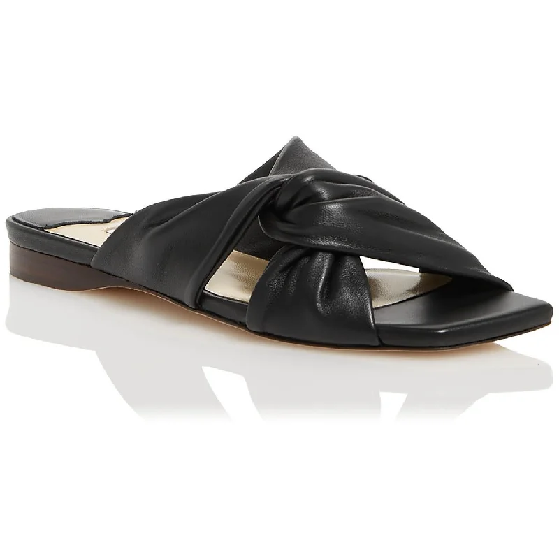 Women's Flat Slide Sandals with a Memory Foam Insole in White for All - Day ComfortJimmy Choo Womens Leather Square Toe Slide Sandals Women's Flat Slide Sandals with a Memory Foam Insole in White for All - Day ComfortJimmy Choo Womens Leather Square Toe Slide Sandals