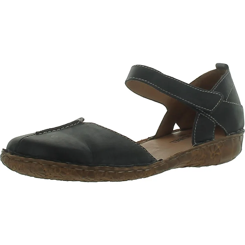 Women's Flat Slide Sandals with a Memory Foam Insole in White for All - Day ComfortWomen's Flat Slide Sandals with a Memory Foam Insole in White for All - Day ComfortJosef Seibel Womens Leather Closed Toe Ankle Strap