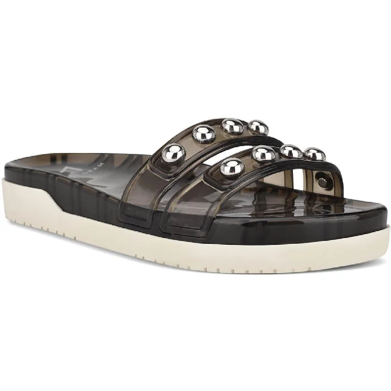 Women's Flat Slide Sandals with a Memory Foam Insole in White for All - Day ComfortWomen's Flat Slide Sandals with a Memory Foam Insole in White for All - Day ComfortMarc Fisher LTD Womens Trent Embellished Flats Slide Sandals Women's Flat Slide Sandals with a Memory Foam Insole in White for All - Day ComfortWomen's Flat Slide Sandals with a Memory Foam Insole in White for All - Day ComfortMarc Fisher LTD Womens Trent Embellished Flats Slide Sandals