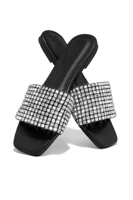 Women's Strappy Gladiator Sandals with Buckle Closures in Tan for a Boho LookMarline Embellished Slide Sandals - Black Women's Strappy Gladiator Sandals with Buckle Closures in Tan for a Boho LookMarline Embellished Slide Sandals - Black