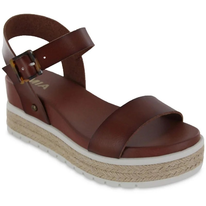 Shock - Absorbing Women's Sandals with a Soft Insole in Black for Active LifestylesShock - Absorbing Women's Sandals with a Soft Insole in Black for Active LifestylesMia Womens Kiera Faux Leather Buckle Ankle Strap Shock - Absorbing Women's Sandals with a Soft Insole in Black for Active LifestylesShock - Absorbing Women's Sandals with a Soft Insole in Black for Active LifestylesMia Womens Kiera Faux Leather Buckle Ankle Strap