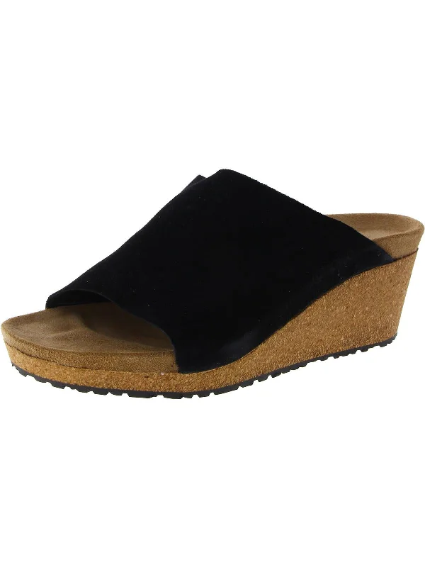Women's Leather - Strapped Sandals with a Braided Detail in Brown for a Rustic AppealNamika Womens Faux Suede Slip On Wedge Sandals Women's Leather - Strapped Sandals with a Braided Detail in Brown for a Rustic AppealNamika Womens Faux Suede Slip On Wedge Sandals