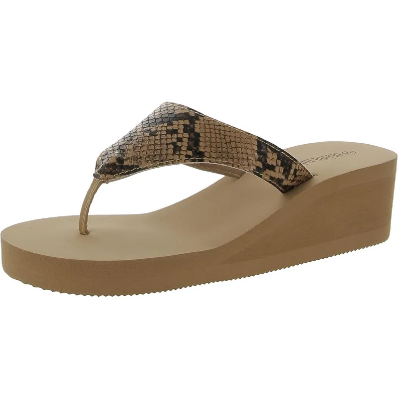 Women's Sandals with a Floral - Printed Upper in Pink for a Feminine Spring LookWomen's Sandals with a Floral - Printed Upper in Pink for a Feminine Spring LookOlivia Miller Womens Slip-On Slide Thong Sandals