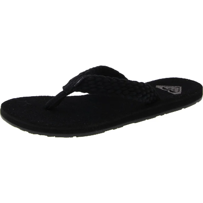 Child - Friendly Women's Sandals with a Secure Buckle in Purple for Moms on the GoRoxy Womens Porto III Slip On Woven Flip-Flops Child - Friendly Women's Sandals with a Secure Buckle in Purple for Moms on the GoRoxy Womens Porto III Slip On Woven Flip-Flops