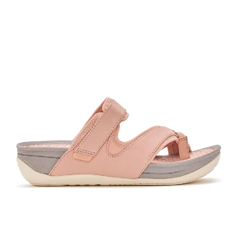 Women's Sandals with a Floral - Printed Upper in Pink for a Feminine Spring LookWomen's Sandals with a Floral - Printed Upper in Pink for a Feminine Spring LookDelson
