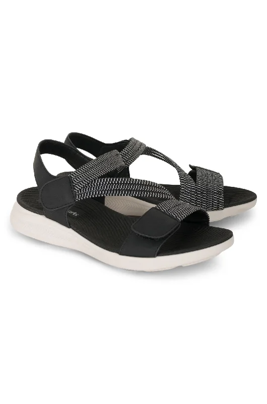 Women's Flat Slide Sandals with a Memory Foam Insole in White for All - Day ComfortWomen's Flat Slide Sandals with a Memory Foam Insole in White for All - Day ComfortSandal | BLACK | FLORRIE AB Women's Flat Slide Sandals with a Memory Foam Insole in White for All - Day ComfortWomen's Flat Slide Sandals with a Memory Foam Insole in White for All - Day ComfortSandal | BLACK | FLORRIE AB