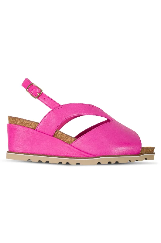 Women's Flat Slide Sandals with a Memory Foam Insole in White for All - Day ComfortWomen's Flat Slide Sandals with a Memory Foam Insole in White for All - Day ComfortWedge heel Leather Sandal | HOT PINK | ENZA AB Women's Flat Slide Sandals with a Memory Foam Insole in White for All - Day ComfortWomen's Flat Slide Sandals with a Memory Foam Insole in White for All - Day ComfortWedge heel Leather Sandal | HOT PINK | ENZA AB