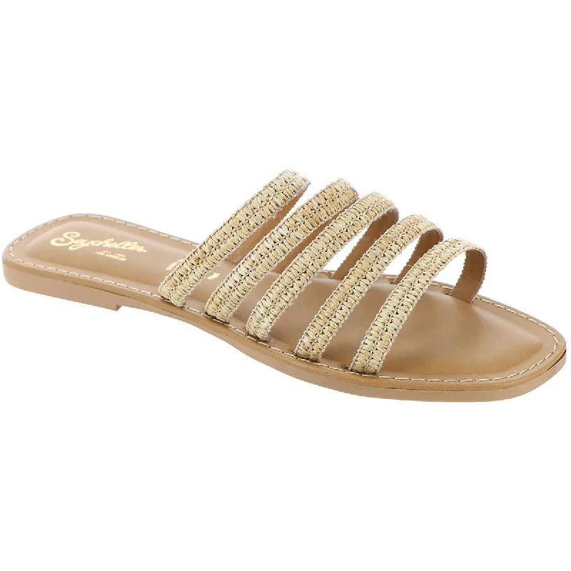 Plus Size Women's Wide - Width Platform Sandals in Black for Added Comfort and HeightSeychelles Womens Topanga Leather Strappy Slide Sandals Plus Size Women's Wide - Width Platform Sandals in Black for Added Comfort and HeightSeychelles Womens Topanga Leather Strappy Slide Sandals