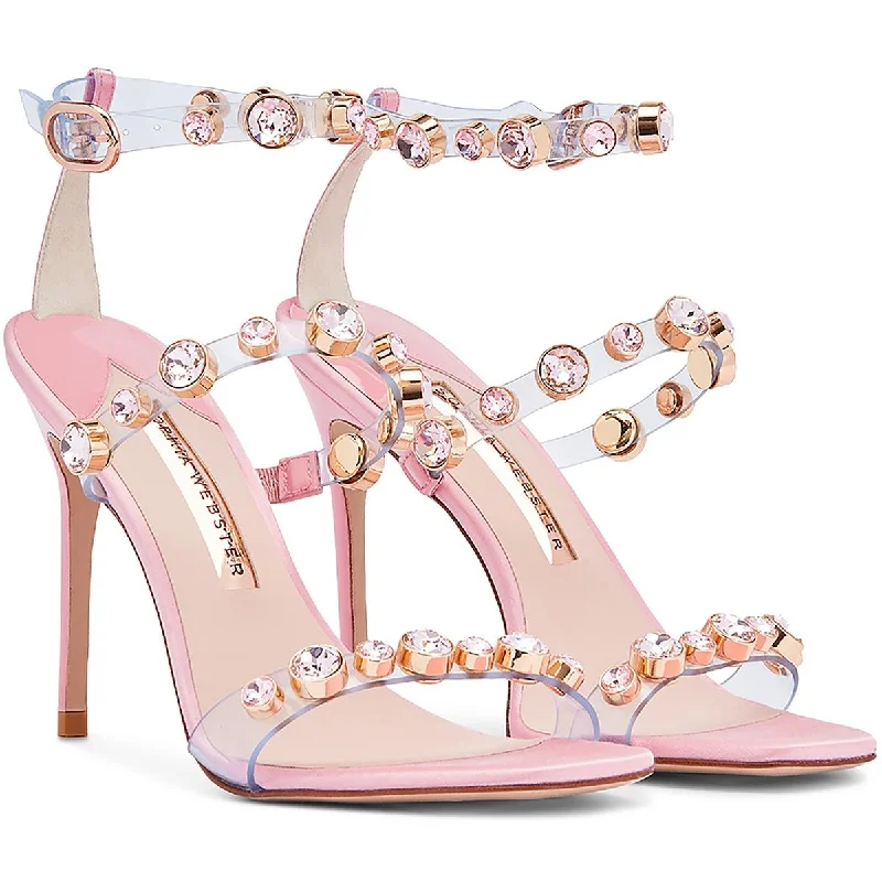 Women's Cork - Soled Espadrille Sandals with a Rope - Trimmed Upper in Navy for a Summer VibeSophia Webster Womens Rosalind Gem Vinyl Ankle Strap Women's Cork - Soled Espadrille Sandals with a Rope - Trimmed Upper in Navy for a Summer VibeSophia Webster Womens Rosalind Gem Vinyl Ankle Strap