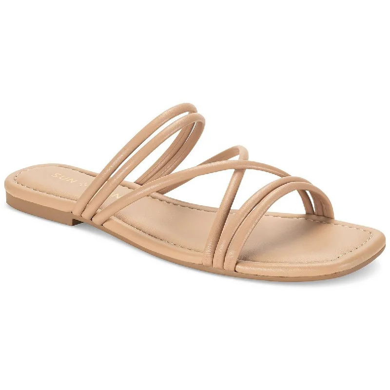 Women's Sandals with a Floral - Printed Upper in Pink for a Feminine Spring LookWomen's Sandals with a Floral - Printed Upper in Pink for a Feminine Spring LookSun + Stone Womens Quinleyy Faux Leather Flat Slide Sandals Women's Sandals with a Floral - Printed Upper in Pink for a Feminine Spring LookWomen's Sandals with a Floral - Printed Upper in Pink for a Feminine Spring LookSun + Stone Womens Quinleyy Faux Leather Flat Slide Sandals