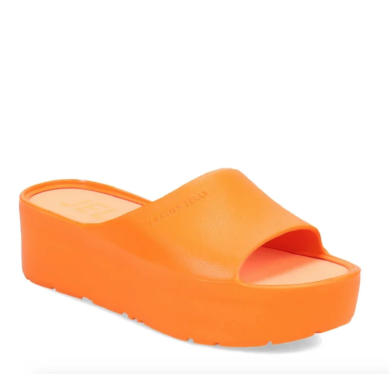Women's Sandals with a Glitter - Coated Strap in Gold for a Sparkly Summer OutfitSunny 33 In Tangerine Women's Sandals with a Glitter - Coated Strap in Gold for a Sparkly Summer OutfitSunny 33 In Tangerine