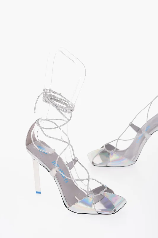 Women's Rhinestone - Embellished Open - Toe Sandals in Silver for a Glamorous Party LookWomen's Rhinestone - Embellished Open - Toe Sandals in Silver for a Glamorous Party LookThe Attico Holographic Effect Leather Adele Lace-Up Sandals Heel 11.5Cm Women's Rhinestone - Embellished Open - Toe Sandals in Silver for a Glamorous Party LookWomen's Rhinestone - Embellished Open - Toe Sandals in Silver for a Glamorous Party LookThe Attico Holographic Effect Leather Adele Lace-Up Sandals Heel 11.5Cm