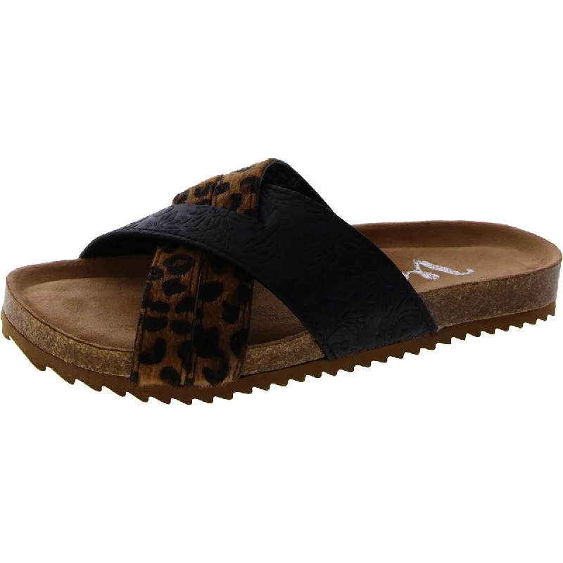 Shock - Absorbing Women's Sandals with a Soft Insole in Black for Active LifestylesShock - Absorbing Women's Sandals with a Soft Insole in Black for Active LifestylesVery G Womens Ari Criss-Cross Animal Print Slide Sandals Shock - Absorbing Women's Sandals with a Soft Insole in Black for Active LifestylesShock - Absorbing Women's Sandals with a Soft Insole in Black for Active LifestylesVery G Womens Ari Criss-Cross Animal Print Slide Sandals