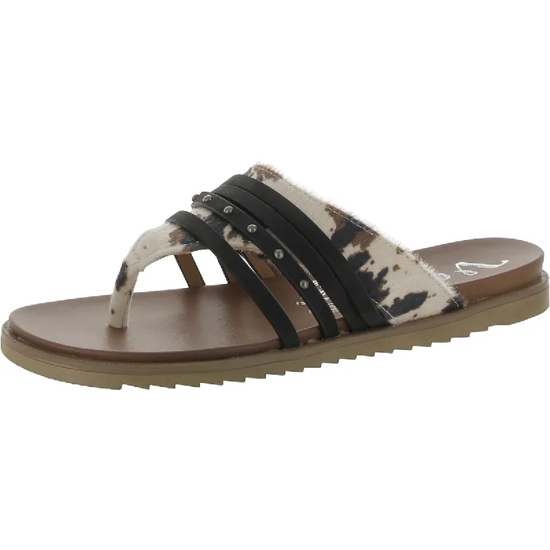 Women's Sandals with a Wedge Heel and a Tassel Detail in Orange for a Trendy LookVery G Womens Calf Hair Flip-Flop Slide Sandals Women's Sandals with a Wedge Heel and a Tassel Detail in Orange for a Trendy LookVery G Womens Calf Hair Flip-Flop Slide Sandals