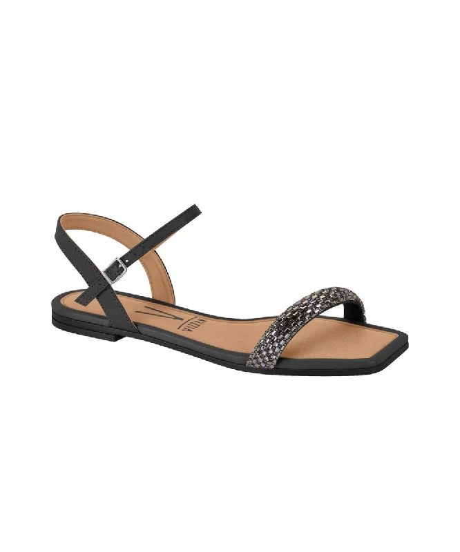 Women's Flat Slide Sandals with a Memory Foam Insole in White for All - Day ComfortWomen's Flat Slide Sandals with a Memory Foam Insole in White for All - Day ComfortVIZZANO WOMEN SHINE SANDALS Women's Flat Slide Sandals with a Memory Foam Insole in White for All - Day ComfortWomen's Flat Slide Sandals with a Memory Foam Insole in White for All - Day ComfortVIZZANO WOMEN SHINE SANDALS