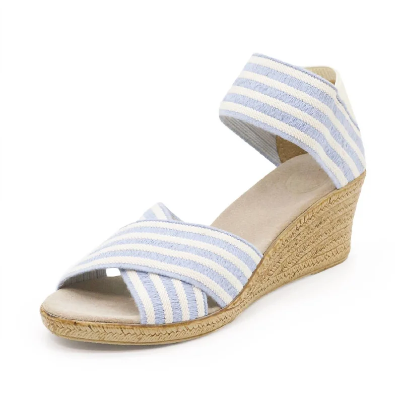 Women's Leather - Strapped Sandals with a Braided Detail in Brown for a Rustic AppealWomen Cannon Two-Tone Wedge In Light Blue/white Women's Leather - Strapped Sandals with a Braided Detail in Brown for a Rustic AppealWomen Cannon Two-Tone Wedge In Light Blue/white