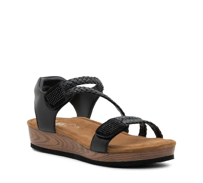 Women's Sandals with a Floral - Printed Upper in Pink for a Feminine Spring LookWomen's Fern Braided Sandal In Black Women's Sandals with a Floral - Printed Upper in Pink for a Feminine Spring LookWomen's Fern Braided Sandal In Black