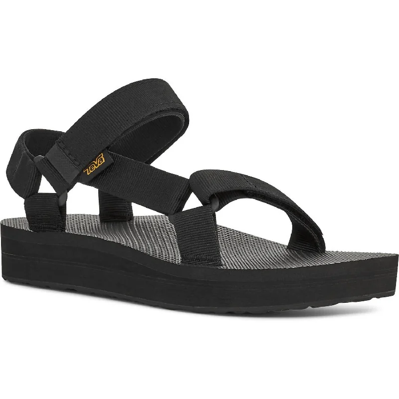 Lightweight Women's Mesh - Paneled Sandals in Yellow for BreathabilityLightweight Women's Mesh - Paneled Sandals in Yellow for BreathabilityWomen's Midform Universal Sandal In Black