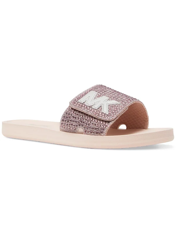 Women's Rhinestone - Embellished Open - Toe Sandals in Silver for a Glamorous Party LookWomen's Rhinestone - Embellished Open - Toe Sandals in Silver for a Glamorous Party LookWomens Rhinestone Pool Slide Sandals Women's Rhinestone - Embellished Open - Toe Sandals in Silver for a Glamorous Party LookWomen's Rhinestone - Embellished Open - Toe Sandals in Silver for a Glamorous Party LookWomens Rhinestone Pool Slide Sandals