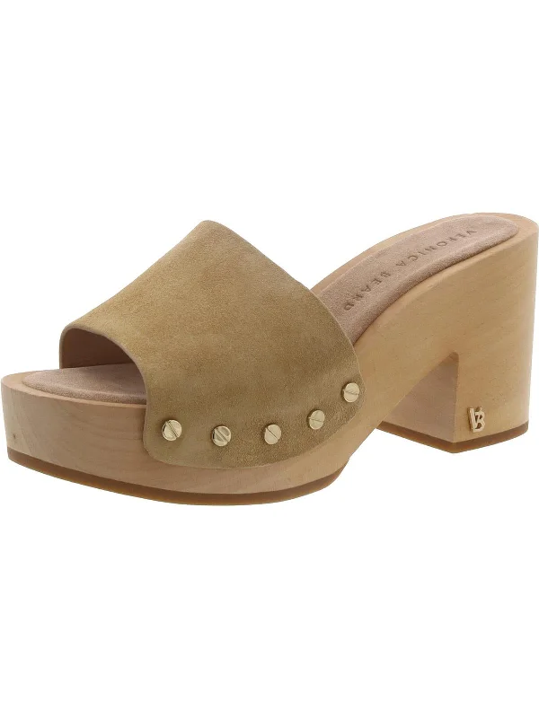 Women's Thong Sandals with a Beaded Design in Multicolor for a Beachy AestheticWomens Suede Comfort Insole Mule Sandals