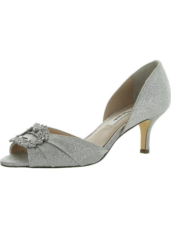 Sustainable Women's Recycled Material Sandals in Beige for Eco - Conscious ShoppersSustainable Women's Recycled Material Sandals in Beige for Eco - Conscious ShoppersWomens Textured Glitter Heels
