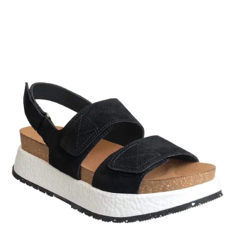 Anti - Slip Women's Sandals with a Grooved Sole in Green for Outdoor AdventuresWomen's Wandering Platform Sandals In Black Anti - Slip Women's Sandals with a Grooved Sole in Green for Outdoor AdventuresWomen's Wandering Platform Sandals In Black